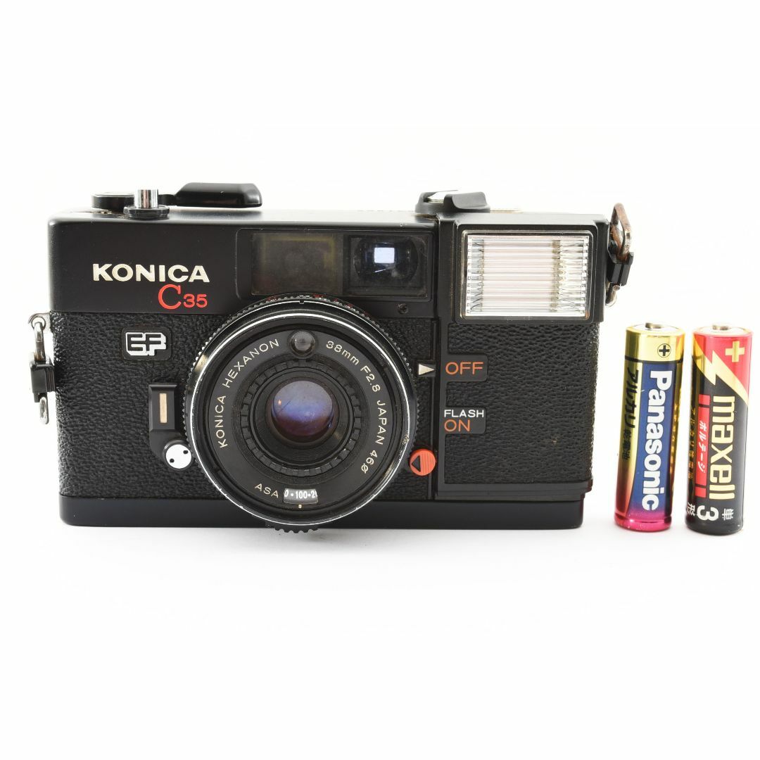 KONICA MINOLTA(コニカミノルタ)のKonica C35 EF 35mm フィルムカメラ 38mm F/2.8 スマホ/家電/カメラのカメラ(フィルムカメラ)の商品写真