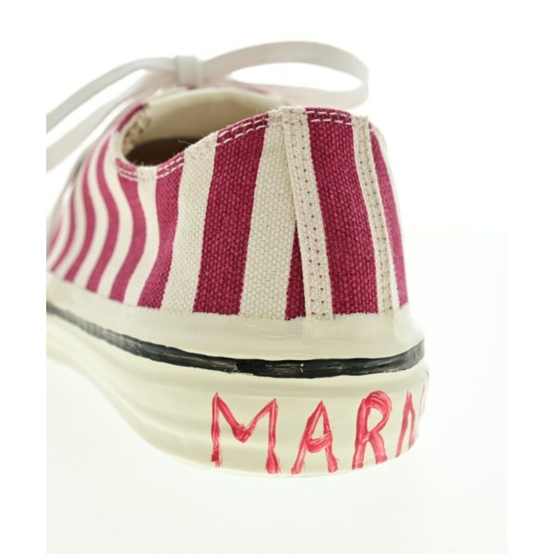 Marni(マルニ)のMARNI マルニ スニーカー EU35(21.5cm位) 白x赤(ボーダー) 【古着】【中古】 レディースの靴/シューズ(スニーカー)の商品写真