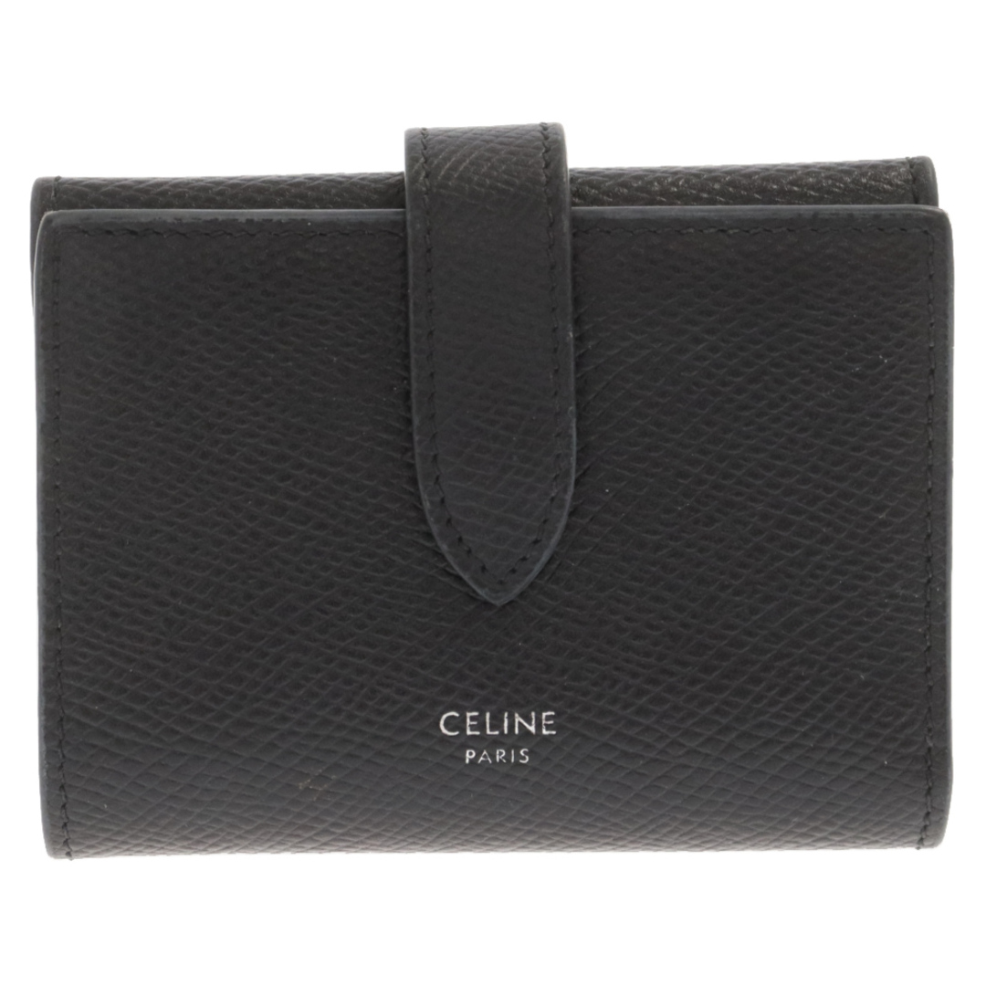 celine(セリーヌ)のCELINE セリーヌ ファインストラップウォレット 二つ折り財布 ブラック 10H483BEL.38SI メンズのファッション小物(折り財布)の商品写真