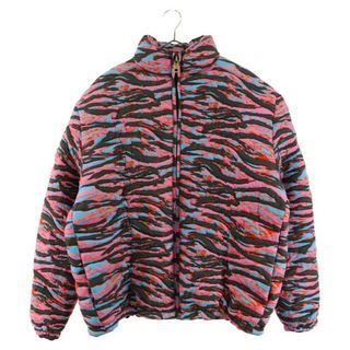 ERL イーアールエル 23SS Printed Quilted Puffer ジップアップダウンジャケット ピンク(ダウンジャケット)