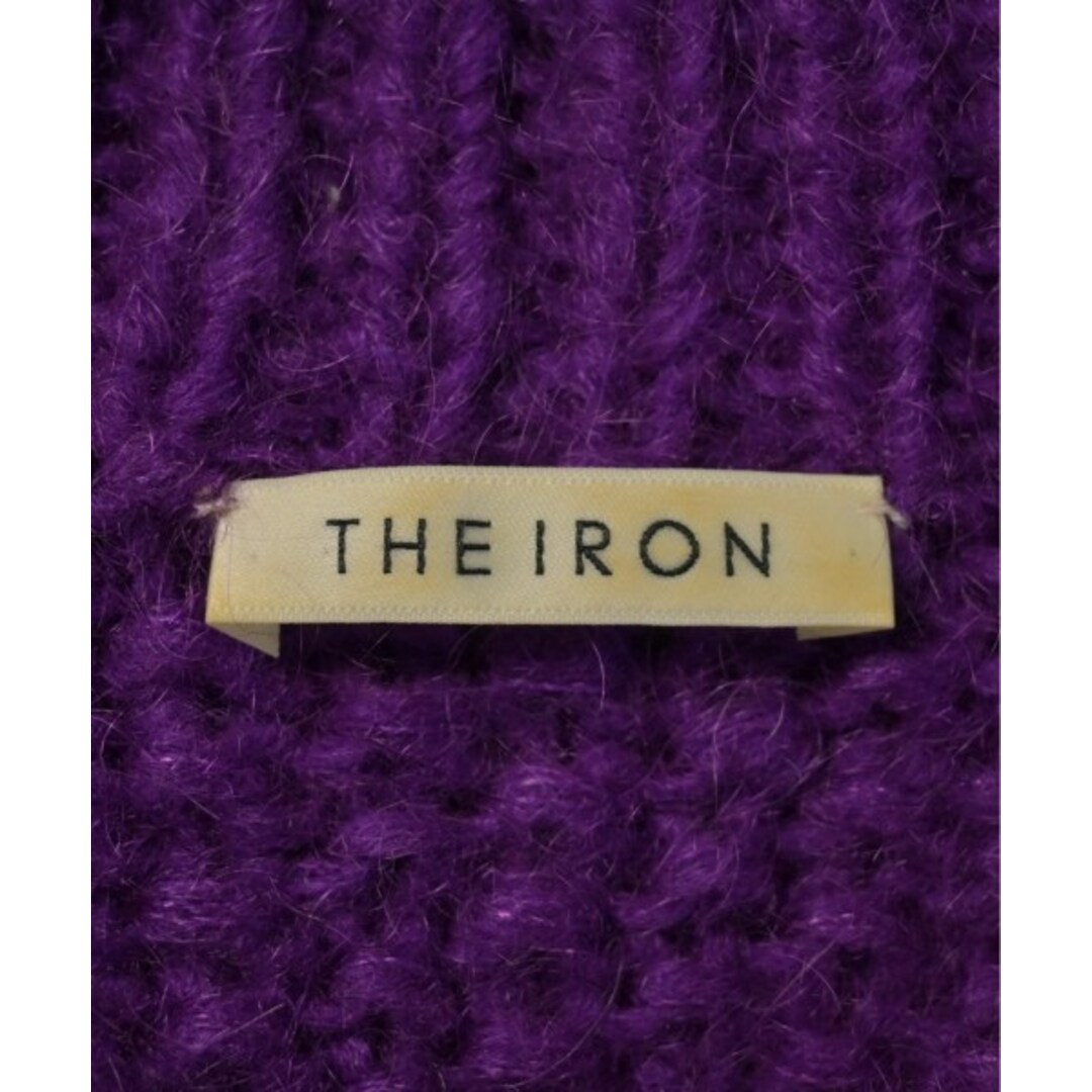 THE IRON(アイロン)のTHE IRON アイロン ニット・セーター S 紫 【古着】【中古】 レディースのトップス(ニット/セーター)の商品写真