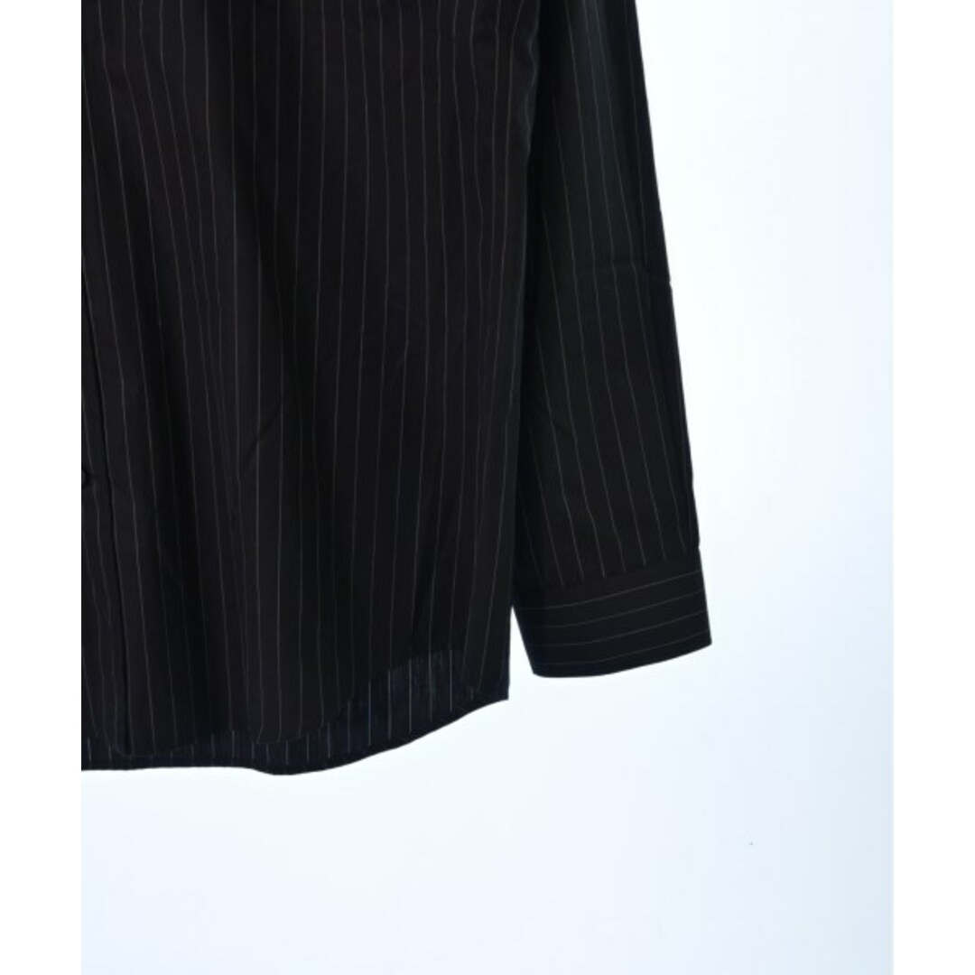 Balenciaga(バレンシアガ)のBALENCIAGA カジュアルシャツ 37(XS位) 黒x白(ストライプ) 【古着】【中古】 メンズのトップス(シャツ)の商品写真