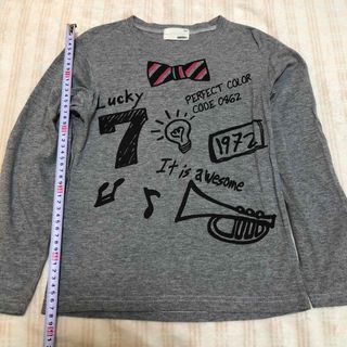 シスキー(ShISKY)のSHISKY 長袖 トップス 140cm ロンT グレー 長袖Tシャツ(Tシャツ/カットソー)