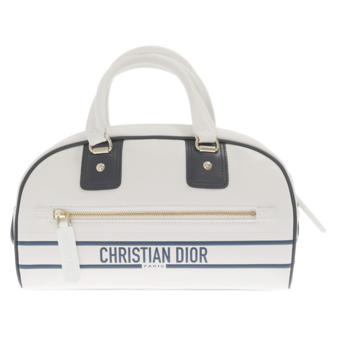 Christian Dior(クリスチャンディオール)のChristian Dior クリスチャンディオール DIORVIBE ディオール ヴァイブ ロゴレザーボストン バッグ M6209OOBR ホワイト ※ギャラ付属 レディースのバッグ(ボストンバッグ)の商品写真