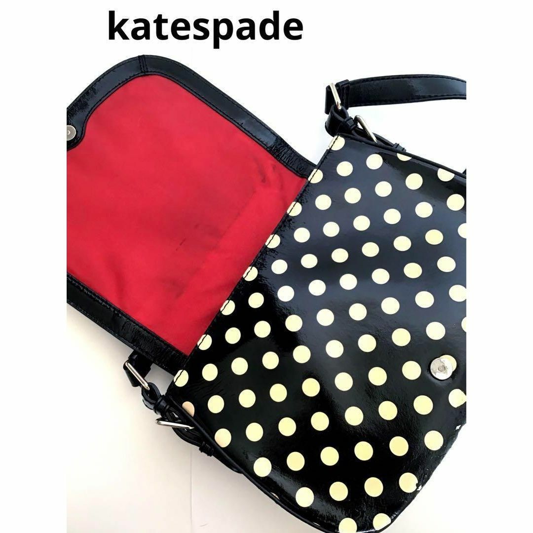 kate spade new york(ケイトスペードニューヨーク)のケイトスペード　バッグ◆ドット　赤　ハンドバッグ　ショルダーバッグ レディースのバッグ(ショルダーバッグ)の商品写真