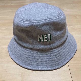 メイ(MEI)のMEI 帽子 バケットハット グレー 58cm(ハット)