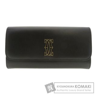 カルティエ(Cartier)のCARTIER ドゥーブルC カルティエ 長財布（小銭入れあり） カーフ レディース(財布)