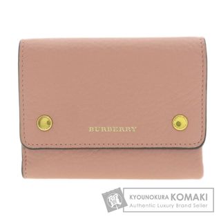 バーバリー(BURBERRY)のBURBERRY ロゴモチーフ 二つ折り財布（小銭入れあり） カーフ レディース(財布)