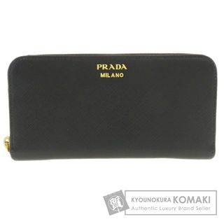 プラダ(PRADA)のPRADA ロゴモチーフ 長財布（小銭入れあり） レザー レディース(財布)