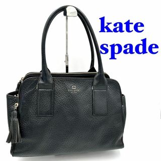 ケイトスペードニューヨーク(kate spade new york)のkatespade ケイトスペード レザー トートバッグ ハンドバッグ ブラック(トートバッグ)