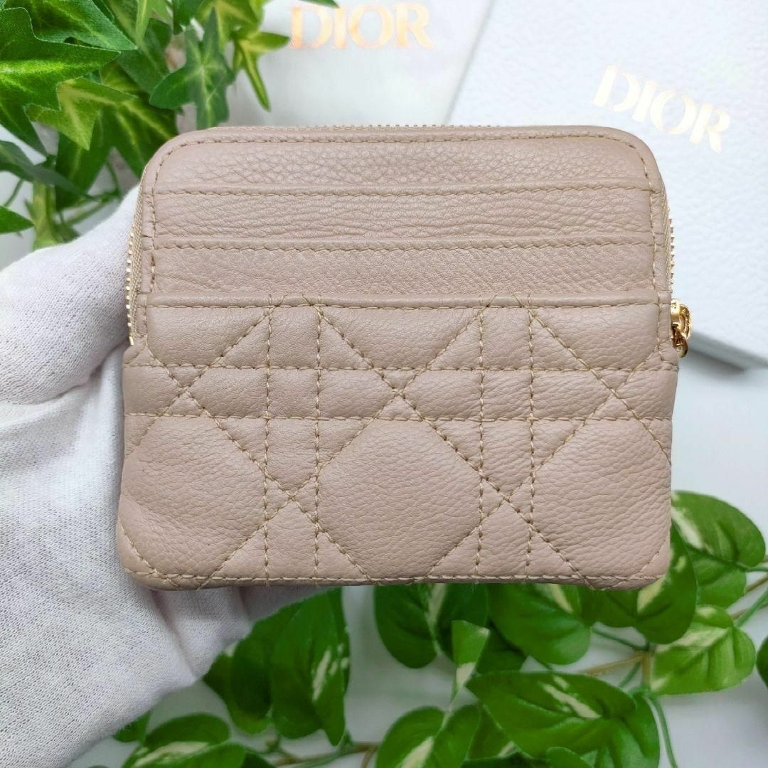 Christian Dior - ディオール コインカードケース カロ ベージュの通販 Christian Dior - ディオール コインカードケース カロ ベージュの通販