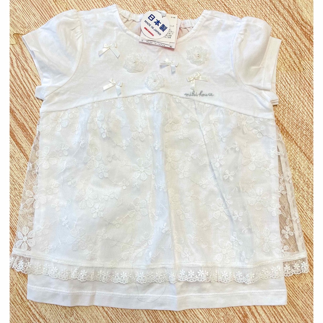 mikihouse(ミキハウス)のミキハウス　Tシャツ　新品未使用 キッズ/ベビー/マタニティのキッズ服女の子用(90cm~)(Tシャツ/カットソー)の商品写真