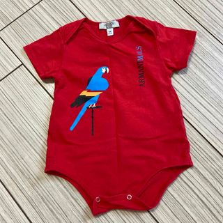 アルマーニ ジュニア(ARMANI JUNIOR)のアルマーニベビー 半袖ロンパース 60(ロンパース)