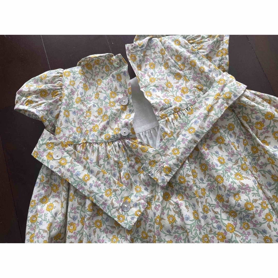 Bonpoint(ボンポワン)のAmaia kids のスモッキングワンピース　1y キッズ/ベビー/マタニティのベビー服(~85cm)(ワンピース)の商品写真