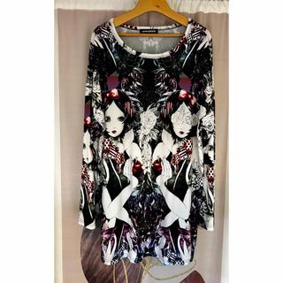 アンコロック(ankoROCK)のアンコロック 白雪姫カットソー アート メガビッグ ユニセックス(Tシャツ/カットソー(七分/長袖))