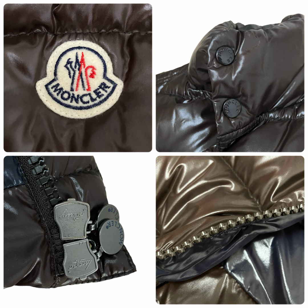 MONCLER(モンクレール)のモンクレール ダウンベスト ブラウン TIB GILET サイズ0 レディースのジャケット/アウター(ダウンベスト)の商品写真