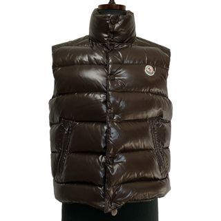 モンクレール(MONCLER)のモンクレール ダウンベスト ブラウン TIB GILET サイズ0(ダウンベスト)