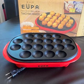 たこ焼き機 20穴 フッ素加工 EUPA TSK-2136(R)