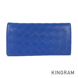 ボッテガヴェネタ(Bottega Veneta)のボッテガヴェネタ マキシ イントレチャート 長財布 かぶせ蓋(財布)