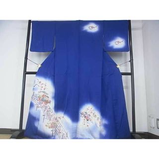 平和屋2■訪問着　地紙重ね吉祥花文　暈し染め　金彩　逸品　ar6223(着物)