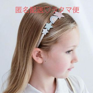 ボンポワン(Bonpoint)のMIMI&LULA ♡ ヘアアクセサリー カチューシャ レインボー パステル(その他)