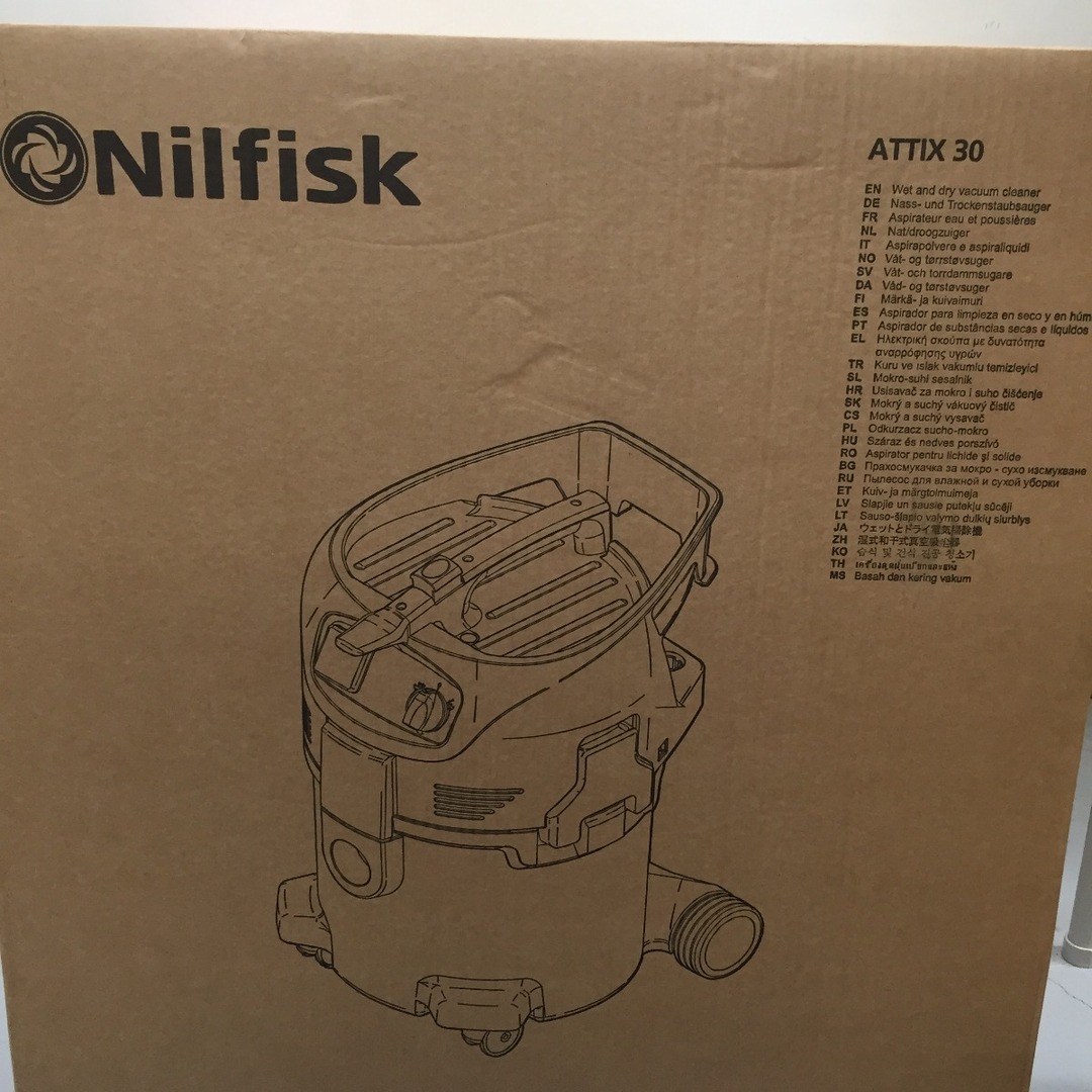 △△Nilfisk ニルフィスク 乾湿両用掃除機 ATTIX30文房具