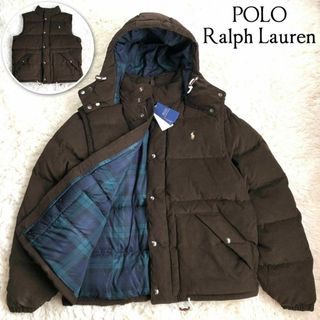 POLO RALPH LAUREN - 美品.90s.ラルフローレン ダウンジャケット NAVY 