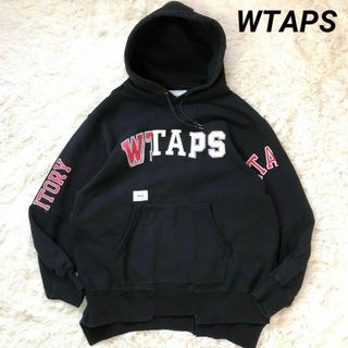 ダブルタップス(W)taps)の【美品】ダブルタップス 18AW 再構築パーカー リッパー 02 ブラック M(パーカー)