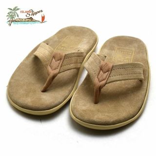 アイランドスリッパ(ISLAND SLIPPER)の【TPUPE-SUEDE/TAN】アイランドスリッパ メンズ ハワイ レザーサンダル  トープ スエード タン ISLANDSLIPPER PT203SL TPUPE SUEDE TAN(サンダル)