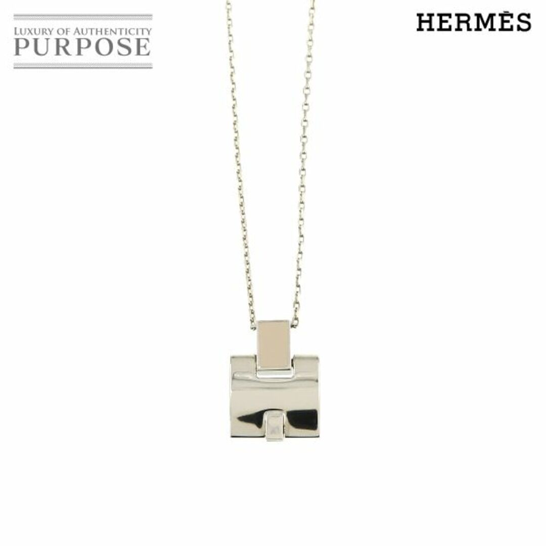 Hermes(エルメス)の未使用 展示品 エルメス HERMES アイリーン ネックレス シルバー ベージュ アクセサリー VLP 90223618 レディースのアクセサリー(ネックレス)の商品写真