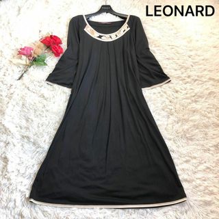 LEONARD - 新品 レオナール♡ワンピース サイズ40の通販 by アリス's ...