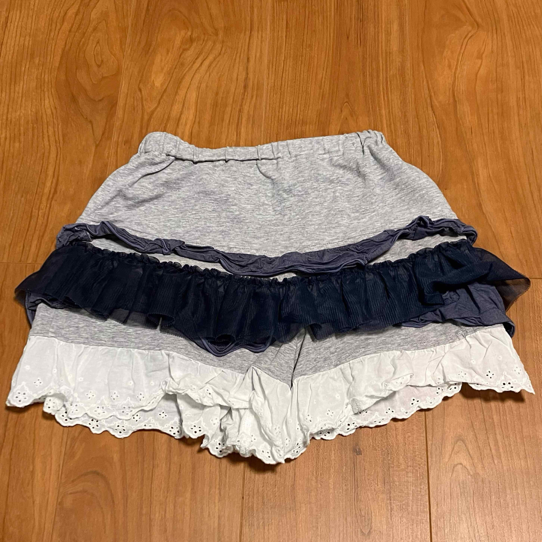 3can4on(サンカンシオン)の3can4on  140センチ　フリル　キュロット キッズ/ベビー/マタニティのキッズ服女の子用(90cm~)(スカート)の商品写真