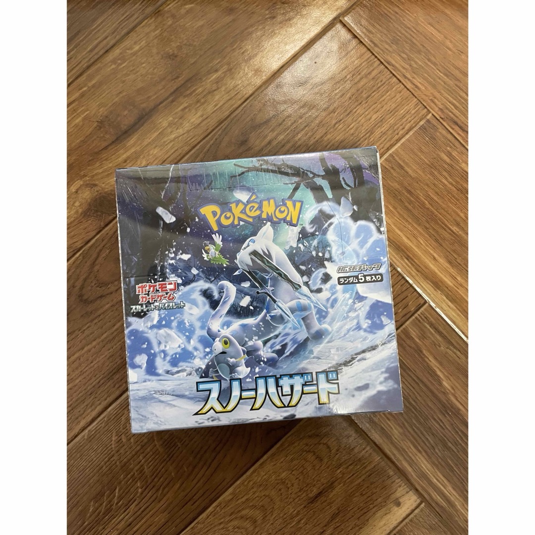 ポケモン(ポケモン)の【ジャンク品シュリンク付き】スノーハザード　1BOX エンタメ/ホビーのトレーディングカード(Box/デッキ/パック)の商品写真