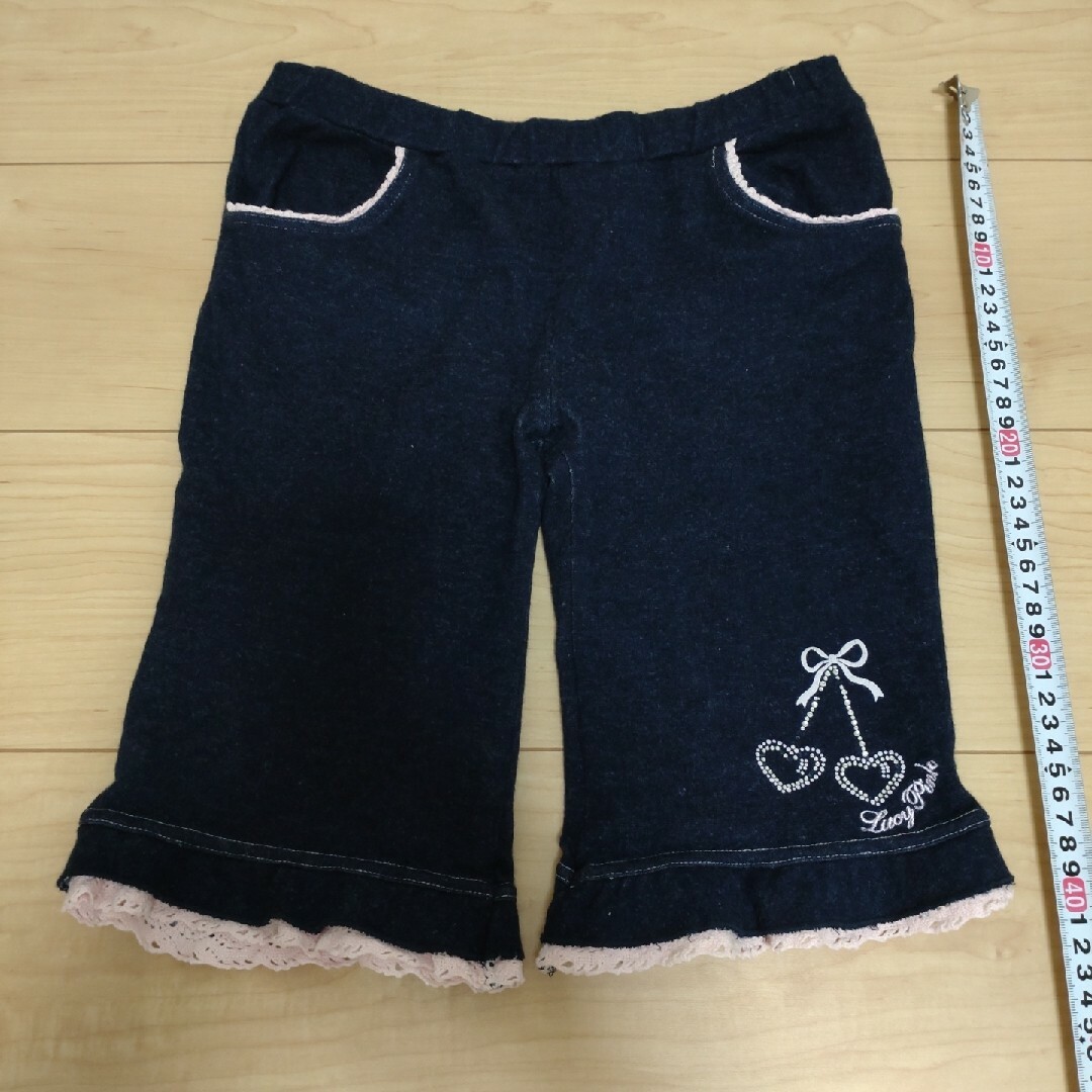 motherways(マザウェイズ)のマザウェイズ　デニムパンツ　130 キッズ/ベビー/マタニティのキッズ服女の子用(90cm~)(パンツ/スパッツ)の商品写真