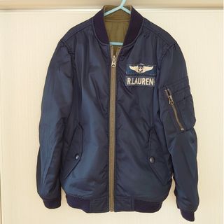 ポロラルフローレン(POLO RALPH LAUREN)のポロ　ラルフローレン　MA-1　ジャケット　サイズ8　140(ジャケット/上着)