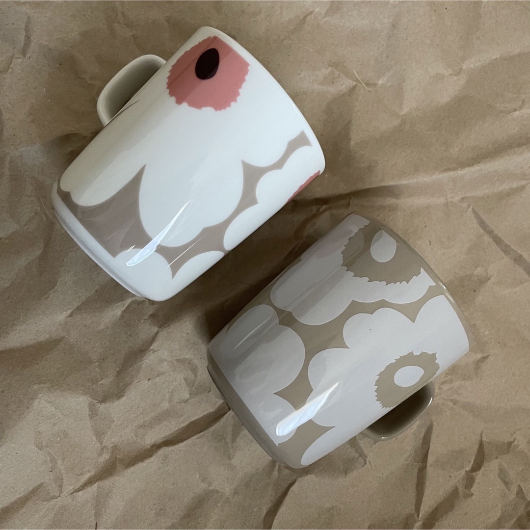 marimekko(マリメッコ)のマリメッコ  ウニッコ マグ 2個セット エンタメ/ホビーの美術品/アンティーク(陶芸)の商品写真