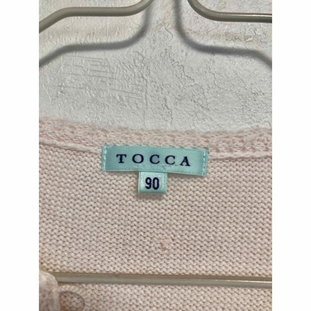 TOCCA(トッカ)のTOCCA ケープ　薄ピンク　90 キッズ/ベビー/マタニティのキッズ服女の子用(90cm~)(カーディガン)の商品写真