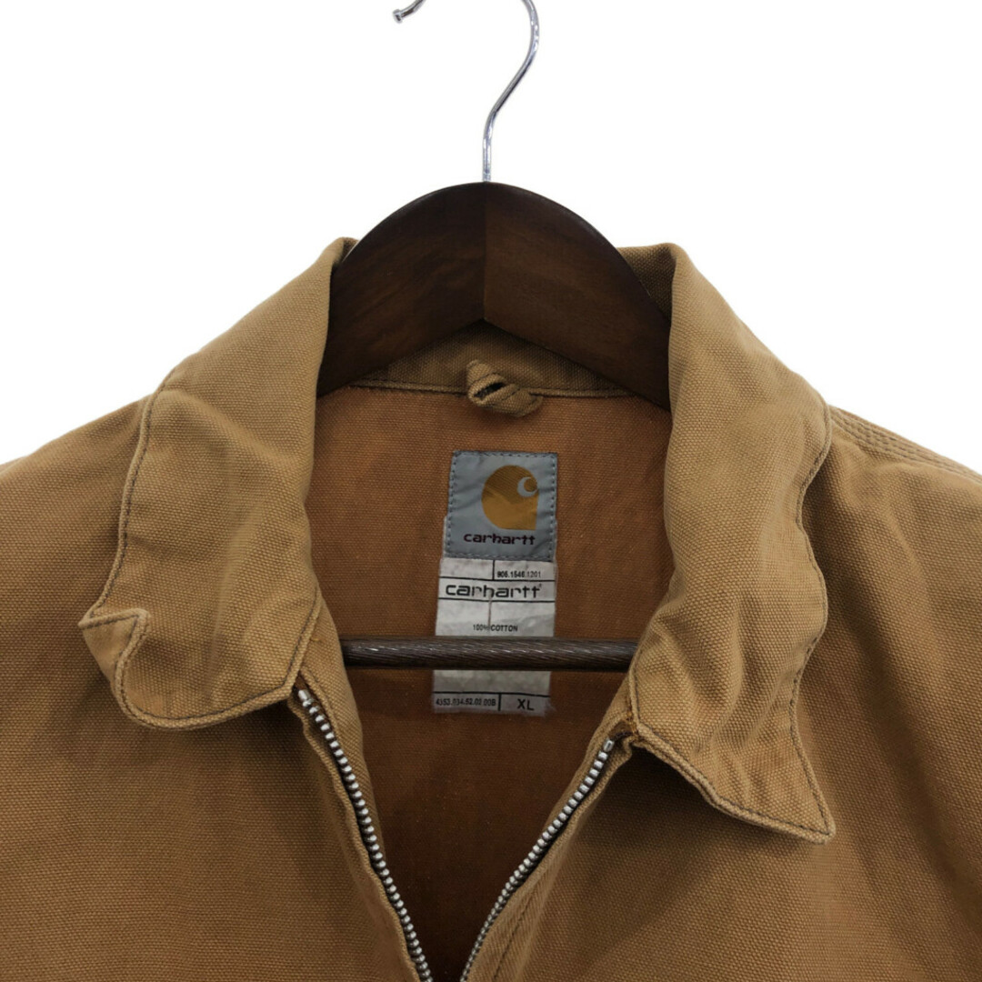 carhartt(カーハート)のCarhartt カーハート デトロイトジャケット アウター 大きいサイズ ワーク ブラウン (メンズ XL) 中古 古着 P6959 メンズのジャケット/アウター(その他)の商品写真