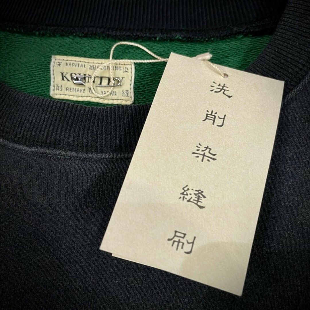 KAPITAL - KAPITAL KOUNTRY タグ付 21AW 裏毛2TONE BIG KAPITAL - KAPITAL KOUNTRY タグ付 21AW 裏毛2TONE BIG