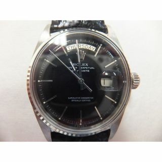 ROLEX - ROLEX　ロレックス　メンズ時計デイデイト金無垢K18WG　黒文字盤　1803