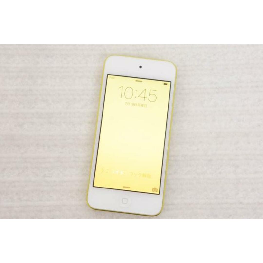 【中古】C Appleアップル 第5世代 iPod touch 64GB イエロー MD715J/A スマホ/家電/カメラのオーディオ機器(ポータブルプレーヤー)の商品写真