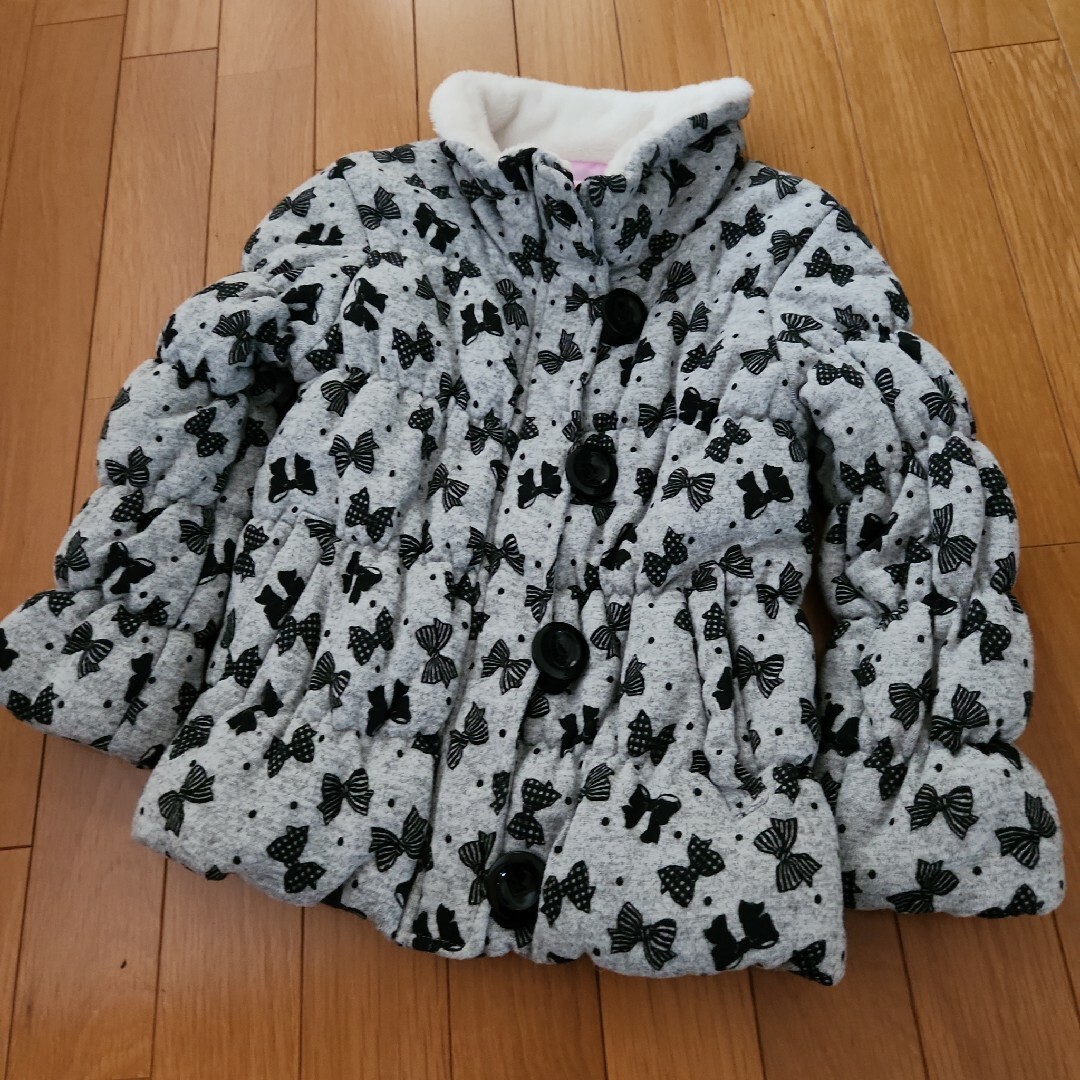 motherways(マザウェイズ)のマザウェイズ女の子キルティングジャンパー120 キッズ/ベビー/マタニティのキッズ服女の子用(90cm~)(ジャケット/上着)の商品写真