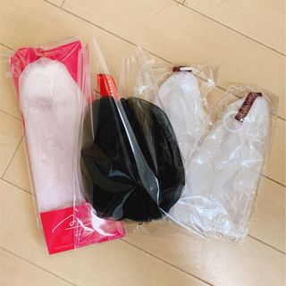 洗顔泡だてネット　４個セット(洗顔ネット/泡立て小物)