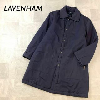 LAVENHAM - LAVENHAM イギリス製 内側 キルティング コート ネイビー