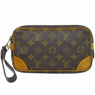 ルイヴィトン(LOUIS VUITTON)の本物 ルイヴィトン LOUIS VUITTON LV マルリードラゴンヌ PM モノグラム クラッチバッグ セカンドバッグ ブラウン M51827 Marly Dragonne ビトン バッグ 中古(クラッチバッグ)