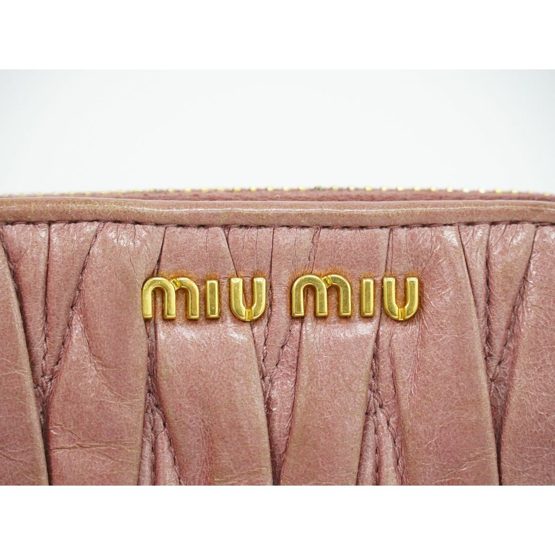 MIU MIU - 本物 ミュウミュウ MIU MIU マテラッセ コインケース MIU MIU - 本物 ミュウミュウ MIU MIU マテラッセ コインケース