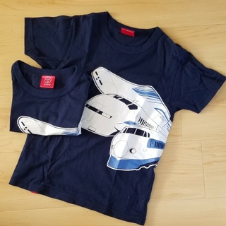 オジコ(OJICO)のOJICO新幹線　Tシャツ　ネイビー　サイズ10A　120～130cm(Tシャツ/カットソー)