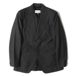 マルタンマルジェラ(Maison Martin Margiela)の美品 Maison Martin Margiela メゾンマルタンマルジェラ ジャケット サイズ:46 18AW ツイル シェイプ 1B テーラード ジャケット S50BN0347 MM10 ダークグレー イタリア製 アウター ブレザー 上着【メンズ】【中古】(テーラードジャケット)