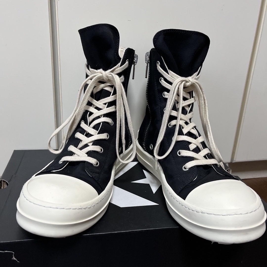 Rick Owens(リックオウエンス)の正規品　美品　rick owens drksdw ラモーンズ　スニーカー　41 メンズの靴/シューズ(スニーカー)の商品写真