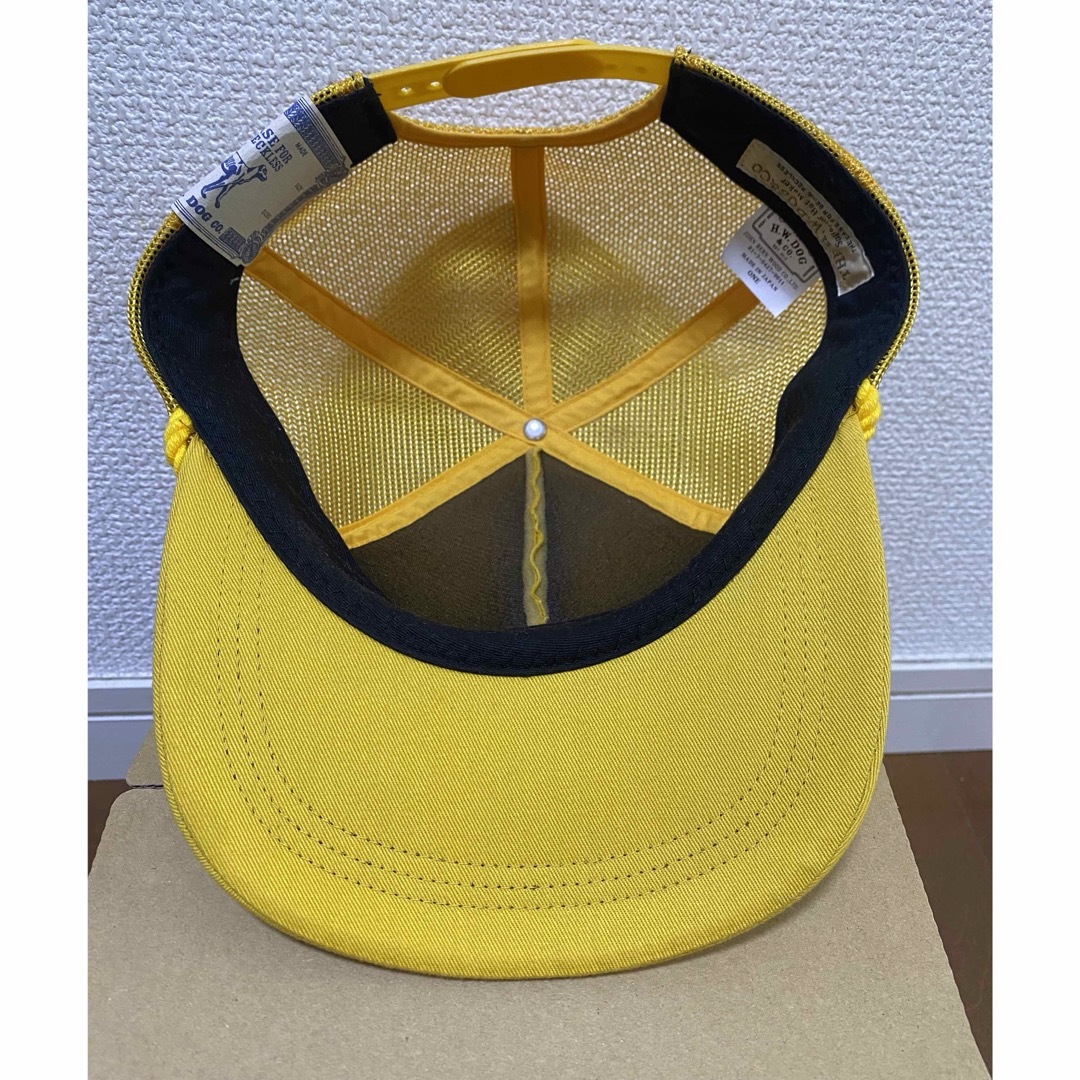 THE H.W.DOG\u0026CO MESH CAP 22SSイエロー